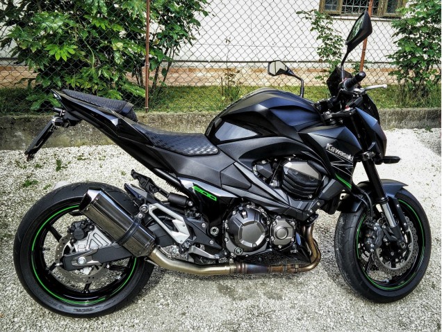 Lojas Carenagens Moto Kawasaki Z1000 2014-2019 - Preto Verde
