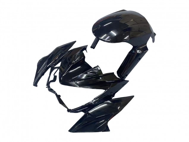 Lojas Carenagens Moto Kawasaki Z800 2013-2018 - Preto Brilhante Vermelho
