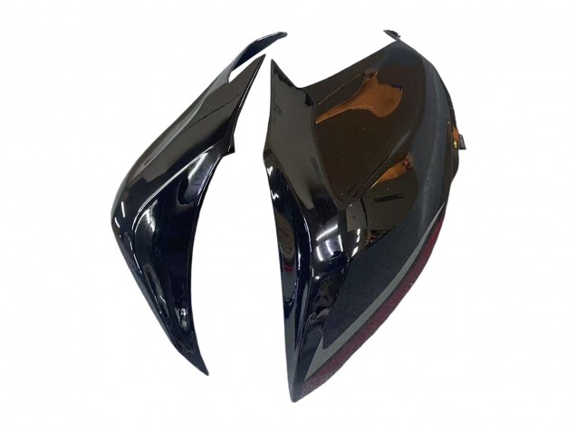 Lojas Carenagens Moto Kawasaki Z800 2013-2018 - Preto Brilhante Vermelho