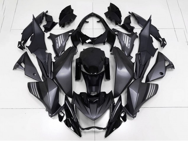 Lojas Carenagens Moto Kawasaki Z800 2013-2018 - Preto Fosco