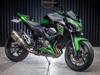Lojas Carenagens Moto Kawasaki Z800 2013-2018 - Verde Preto Brilhante