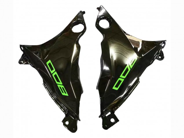 Lojas Carenagens Moto Kawasaki Z800 2013-2018 - Verde Preto Brilhante