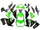 Lojas Carenagens Moto Kawasaki Z800 2013-2018 - Verde Preto Brilhante