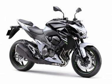 Lojas Carenagens Moto Kawasaki Z800 2013-2018 - Branco Preto Brilhante Verde