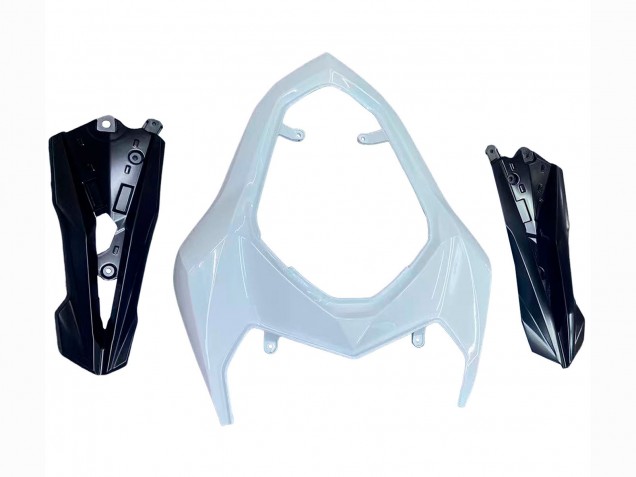 Lojas Carenagens Moto Kawasaki Z800 2013-2018 - Branco Preto Brilhante Verde