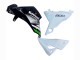 Lojas Carenagens Moto Kawasaki Z800 2013-2018 - Branco Preto Brilhante Verde