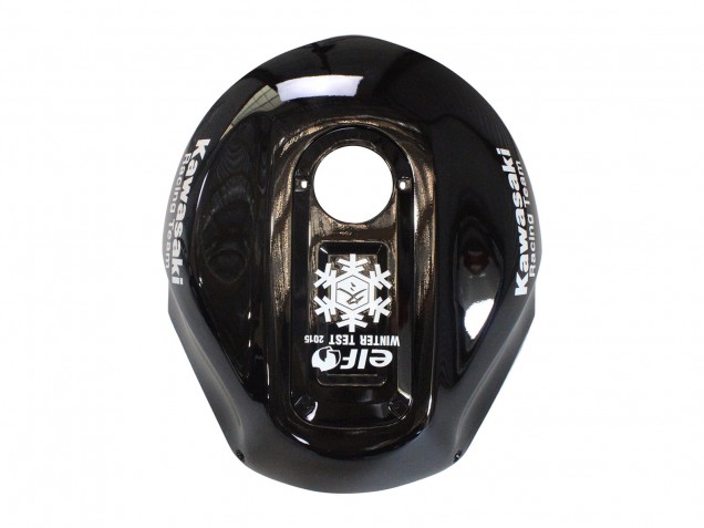 Lojas Carenagens Moto Kawasaki ZX12R 2000-2001 - Preto Brilhante Branco Elf Neve