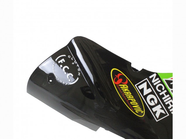 Lojas Carenagem Moto Kawasaki ZX12R 2002-2006 - Verde Preto Brilhante Elf Touch4 Monstro