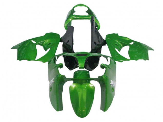 Lojas Carenagens Moto Kawasaki ZX12R 2002-2006 - Verde Preto