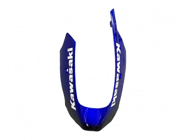Lojas Carenagens Moto Kawasaki ZX9R 2000-2001 - Preto Brilhante Azul Chama Branco