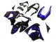 Lojas Carenagens Moto Kawasaki ZX9R 2000-2001 - Preto Brilhante Azul Chama Branco