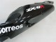 Lojas Carenagens Moto Kawasaki ZX9R 2000-2001 - Preto Brilhante Branco West