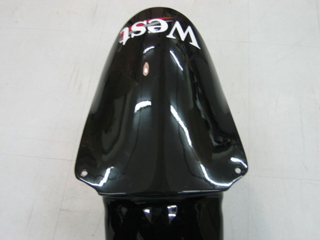 Lojas Carenagens Moto Kawasaki ZX9R 2000-2001 - Preto Brilhante Branco West