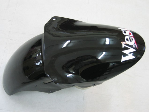Lojas Carenagens Moto Kawasaki ZX9R 2000-2001 - Preto Brilhante Branco West