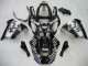 Lojas Carenagens Moto Kawasaki ZX9R 2000-2001 - Preto Brilhante Branco West