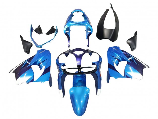 Lojas Carenagens Moto Kawasaki ZX9R 2000-2001 - Azul Preto