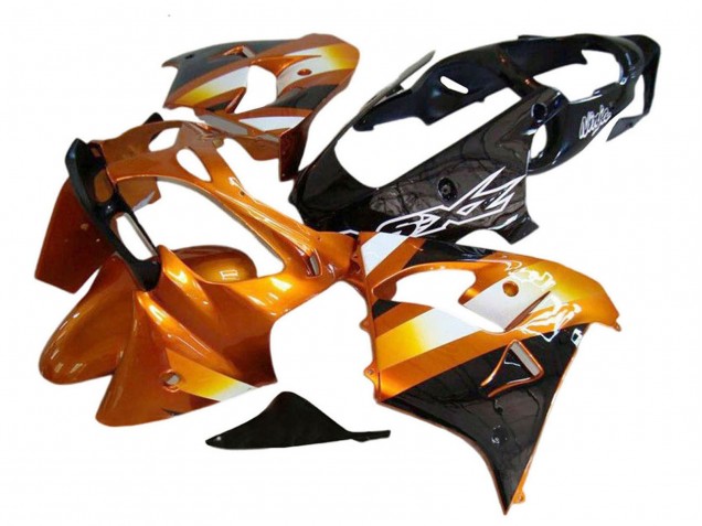 Lojas Carenagens Moto Kawasaki ZX9R 2000-2001 - Laranja Preto