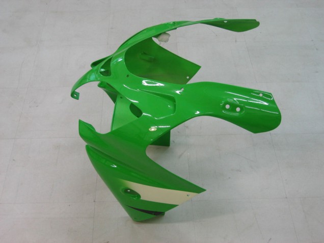 Lojas Carenagens Moto Kawasaki ZX9R 2000-2001 - Verde Prata Preto