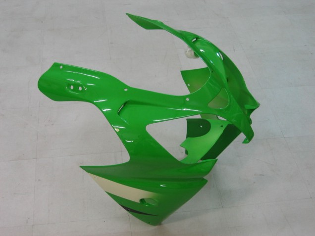 Lojas Carenagens Moto Kawasaki ZX9R 2000-2001 - Verde Prata Preto