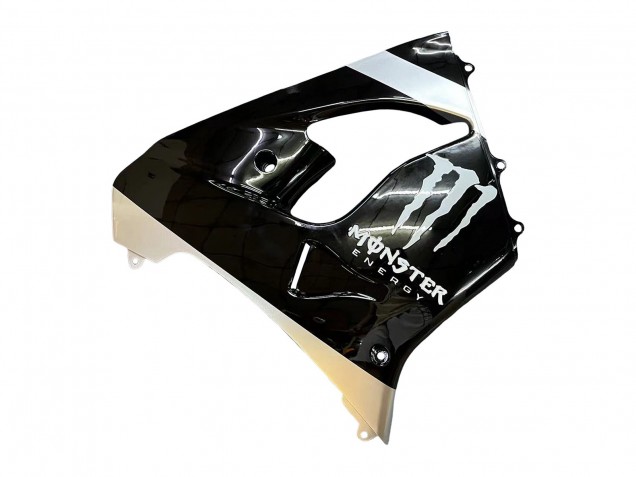 Lojas Carenagens Moto Kawasaki ZX9R 2002-2003 - Prata Preto Brilhante Monstro Elf