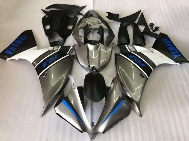 Lojas Carenagens Moto Yamaha YZF R1 2009-2011 - Prata Branco Azul