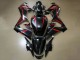 Lojas Carenagens Moto Honda CBR650R 2019-2020 - Preto Brilhante Vermelho Listra