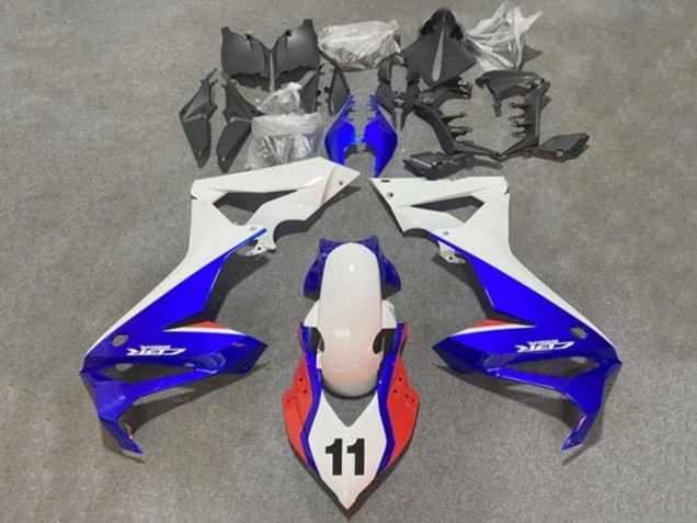 Lojas Carenagens Moto Honda CBR650R 2019-2020 - Branco Azul Vermelho