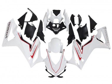 Lojas Carenagens Moto Honda CBR650R 2019-2020 - Branco Vermelho Preto