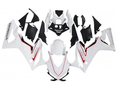 Lojas Carenagens Moto Honda CBR650R 2019-2020 - Branco Vermelho Preto