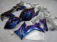 Lojas Carenagens Moto Honda CBR650R 2021-2023 - Camaleão Azul Roxo