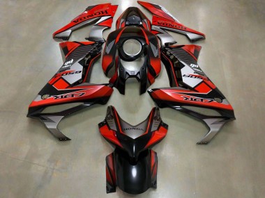 Lojas Carenagens Moto Honda CBR650R 2021-2023 - Vermelho Prata Preto Brilhante