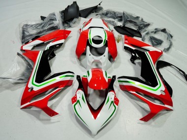Lojas Carenagens Moto Honda CBR650R 2021-2023 - Branco Vermelho Verde Preto