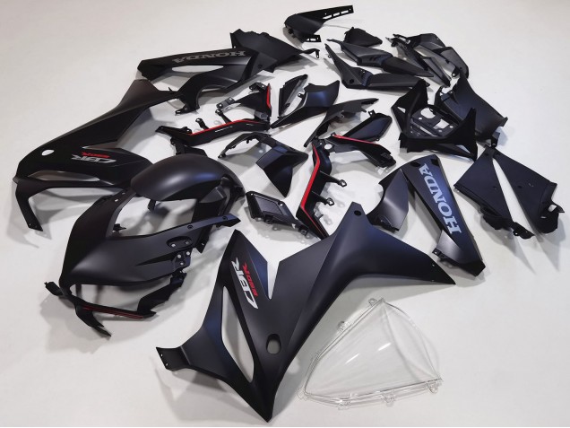 Lojas Kits Carenagem Moto Honda CBR650R 2021-2023 - Preto Fosco