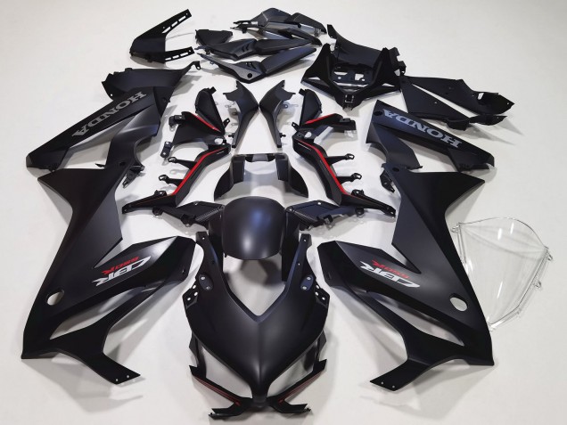 Lojas Kits Carenagem Moto Honda CBR650R 2021-2023 - Preto Fosco