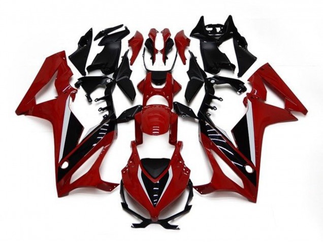 Lojas Carenagens Moto Honda CBR650R 2021-2023 - Vermelho Castanho Preto Brilhante