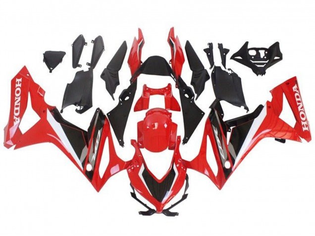 Lojas Carenagens Moto Honda CBR650R 2021-2023 - Vermelho Branco Preto