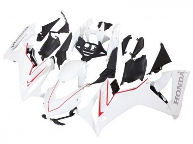 Lojas Carenagens Moto Honda CBR650R 2021-2023 - Branco Vermelho Preto