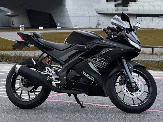 Lojas Carenagens Moto Yamaha YZF R15 2018-2024 - Preto Fosco
