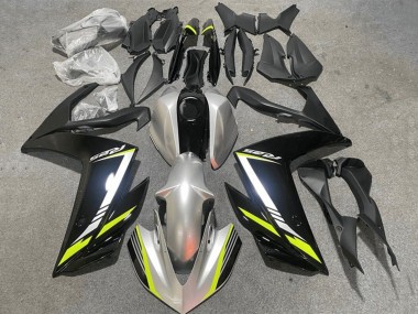 Lojas Carenagens Moto Yamaha YZF R3/R25 2015-2018 - Prata Amarelo Preto