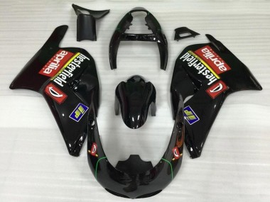 Lojas Carenagens Moto Aprilia RS250 1995-1997 - Preto Brilhante Vermelho