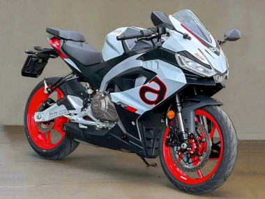 Lojas Carenagens Moto Aprilia RS457 2024-2025 - Branco Preto Vermelho