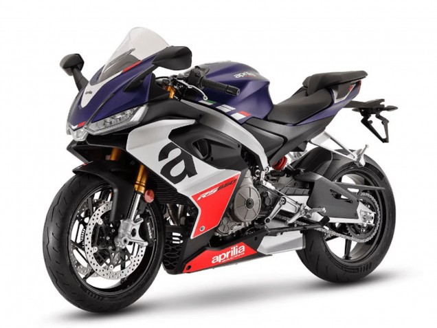 Lojas Carenagens Moto Aprilia RS660 2020-2024 - Matte Azul Branco Vermelho