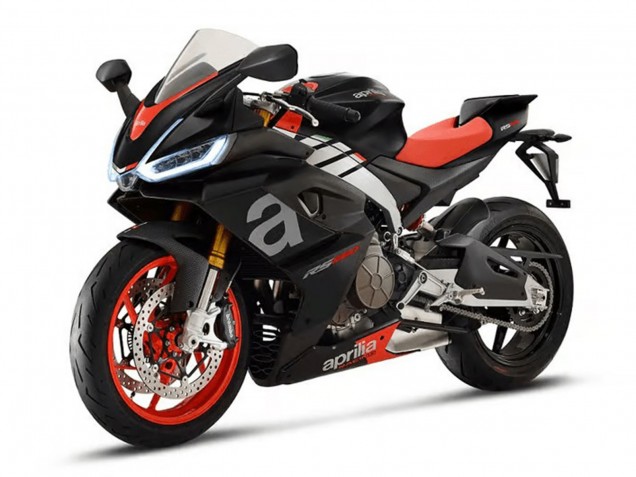 Lojas Carenagens Moto Aprilia RS660 2020-2024 - Preto Fosco Prata Vermelho