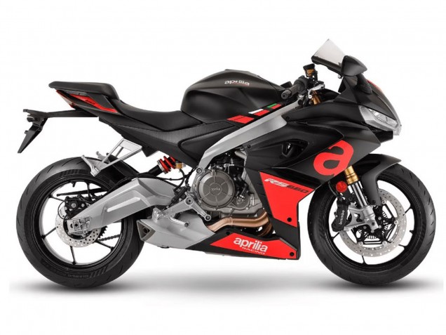 Lojas Carenagens Moto Aprilia RS660 2020-2024 - Preto Fosco Vermelho