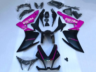 Lojas Carenagens Moto Aprilia RSV4 1000 2009-2015 - Preto Fosco Rosa