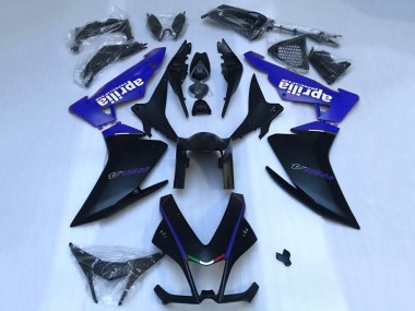Lojas Carenagens Moto Aprilia RSV4 1000 2009-2015 - Preto Fosco Azul