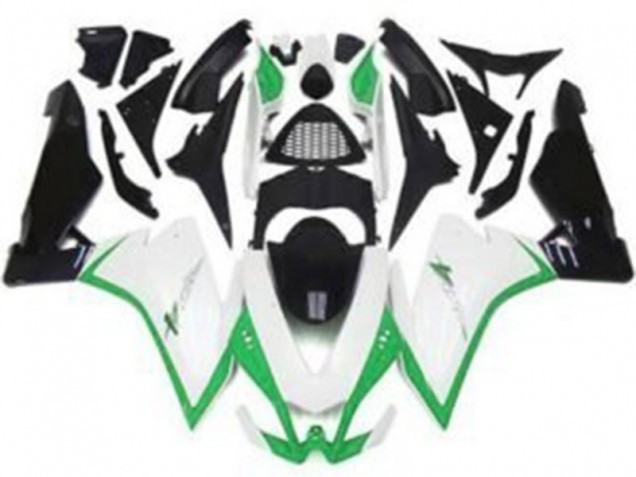 Lojas Carenagens Moto Aprilia RSV4 1000 2009-2015 - Branco Verde Preto