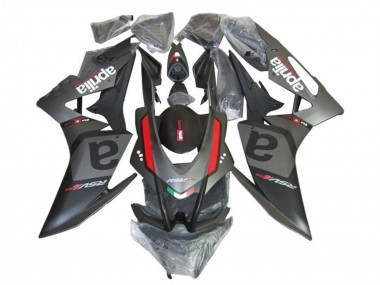 Lojas Carenagens Moto Aprilia RSV4 1000 2009-2015 - Preto Fosco Cinzento Vermelho