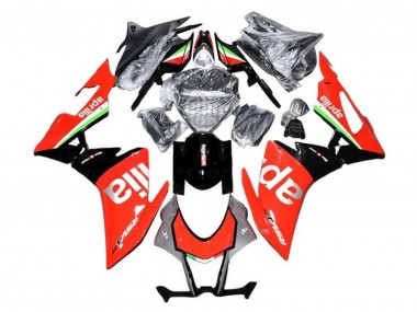 Lojas Carenagens Moto Aprilia RSV4 1000 2009-2015 - Vermelho Prata Preto Verde Branco