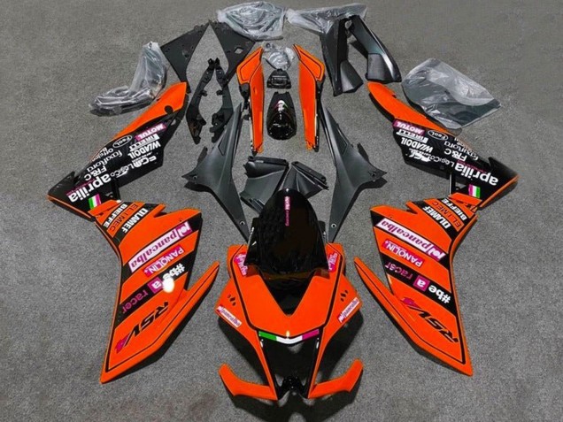 Lojas Carenagens Moto Aprilia RSV4 1000 2009-2015 - Vermelho Preto
